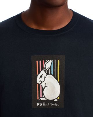 PS Paul Smith Regular Fit Short Sleeved Rabbit Stripe Tee