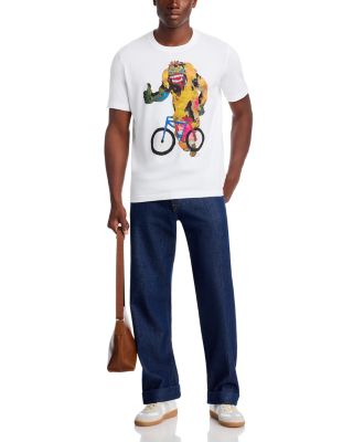 Regular Fit Short Sleeved Bike Monster Tee