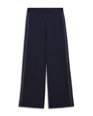 Samson Knitted Wide Leg Side Stripe Trousers