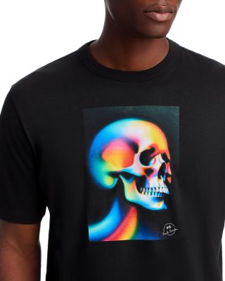 Casual Fit Short Sleeved Skull Tee