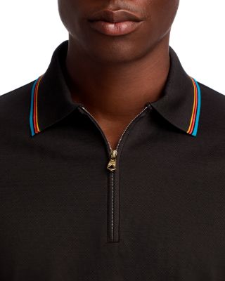 Striped Detail Polo Shirt