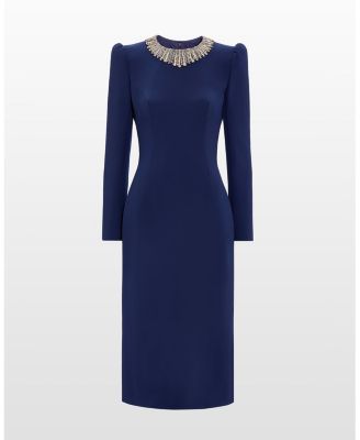 Cora Long-sleeve Midi Dress
