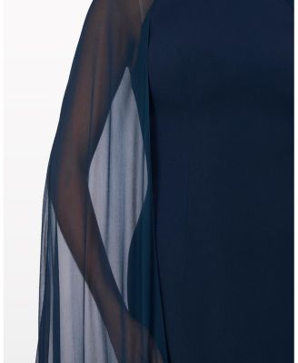 Storm Cape-design Maxi Dress