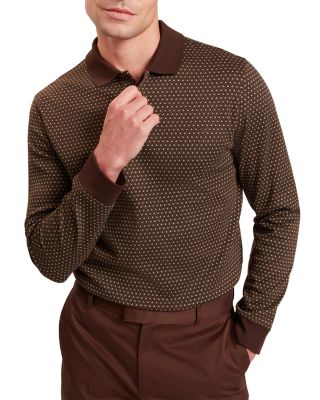 Durand Geo Jacquard Polo Shirt