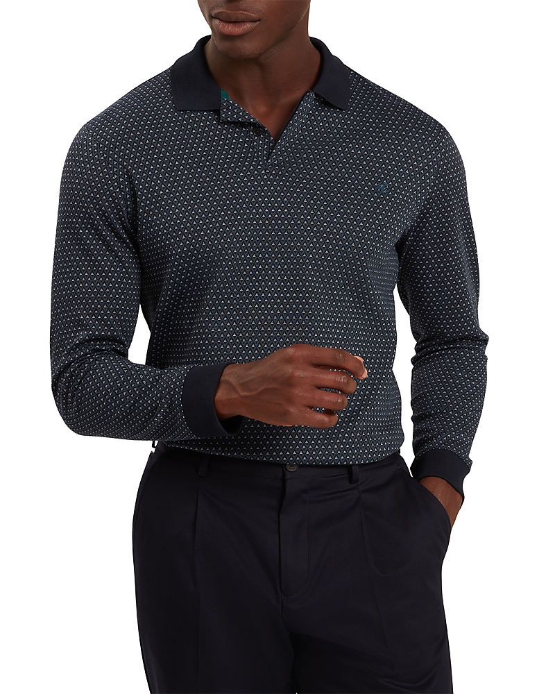 Ted Baker Durand Geo Jacquard Polo Shirt