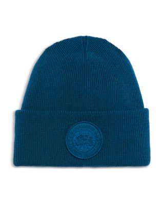 Arctic Disc Merino Wool Logo Patch Ribbed Toque 