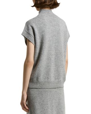 Knitted Short Sleeve Sweater