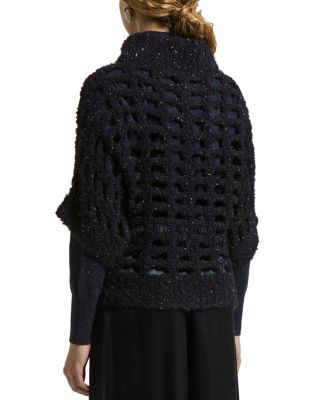 Knitted Mock Neck Sweater
