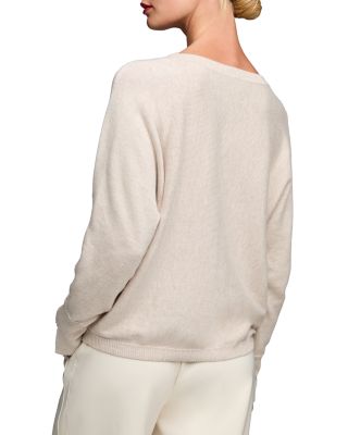 Sequinned Boat Neck Sweater