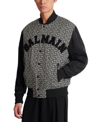 Color Block Monogram Jacket