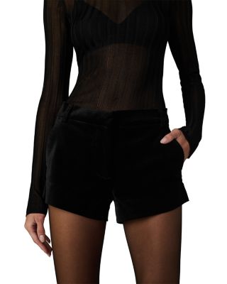 The Mini Velvet Trouser Shorts