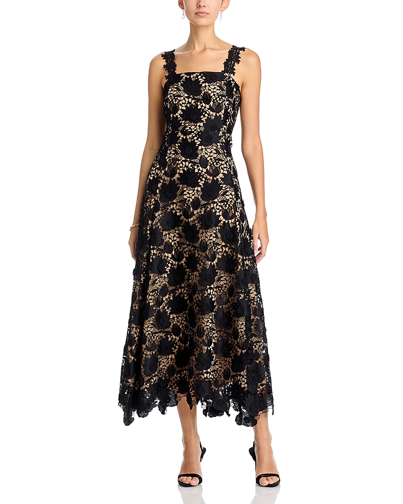 Elie Tahari The Francoise Dress In Black