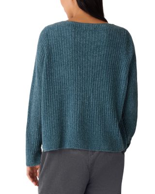 Chenille Blend Square Armhole Sweater