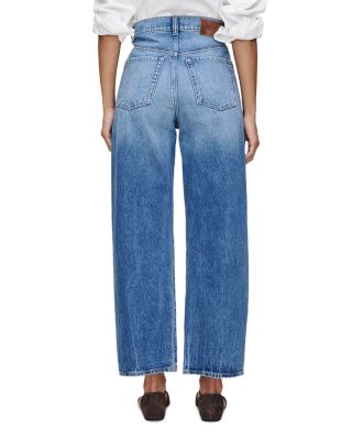 Taylor Relaxed Barrel High Rise Jeans in North Water
