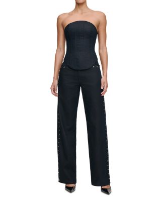 Kaylen Soft Curve High Rise Jeans in Eternity Embellished