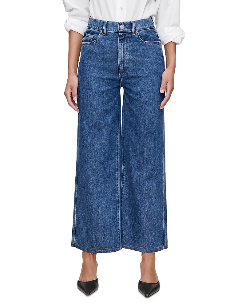 DL1961 Hepburn High Rise Wide Leg Ankle Jeans