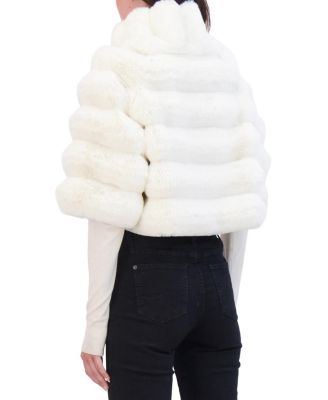 Faux Fur Chinchilla Bolero