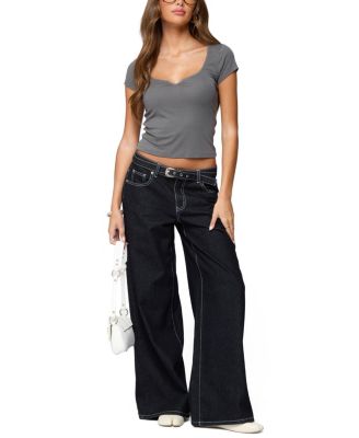  Ettalie Scoop Neck T Shirt