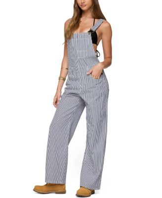  Tamsin Striped Denim Overalls