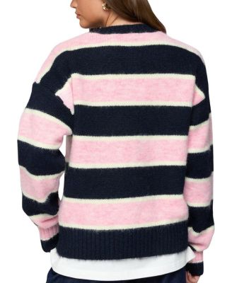  Conrad Striped Knit Sweater