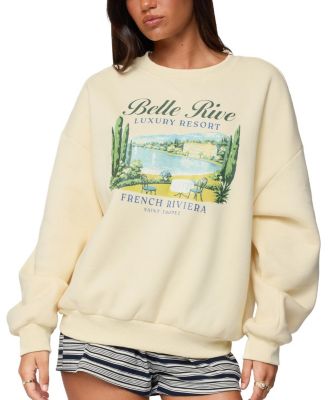  French Riviera Oversized Sweatshirt