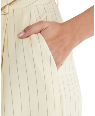 Pinstripe Tailored Pants