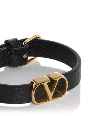 VLogo Leather Bracelet