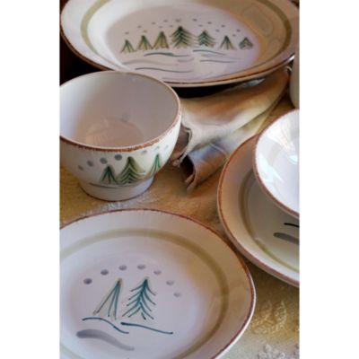 Cortina Dinner Plate, Winter Trees