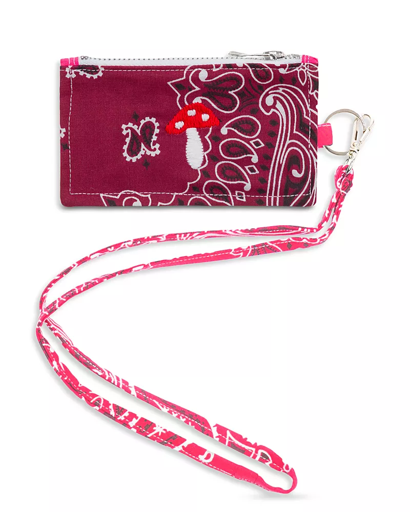 Call it By Your Name Bordeaux Bandana Card Holder