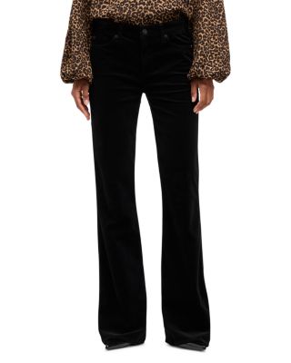 The Leggy Bootcut Jeans in Velvet Black