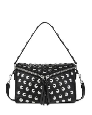 Aren Visetos Studded Crossbody Bag