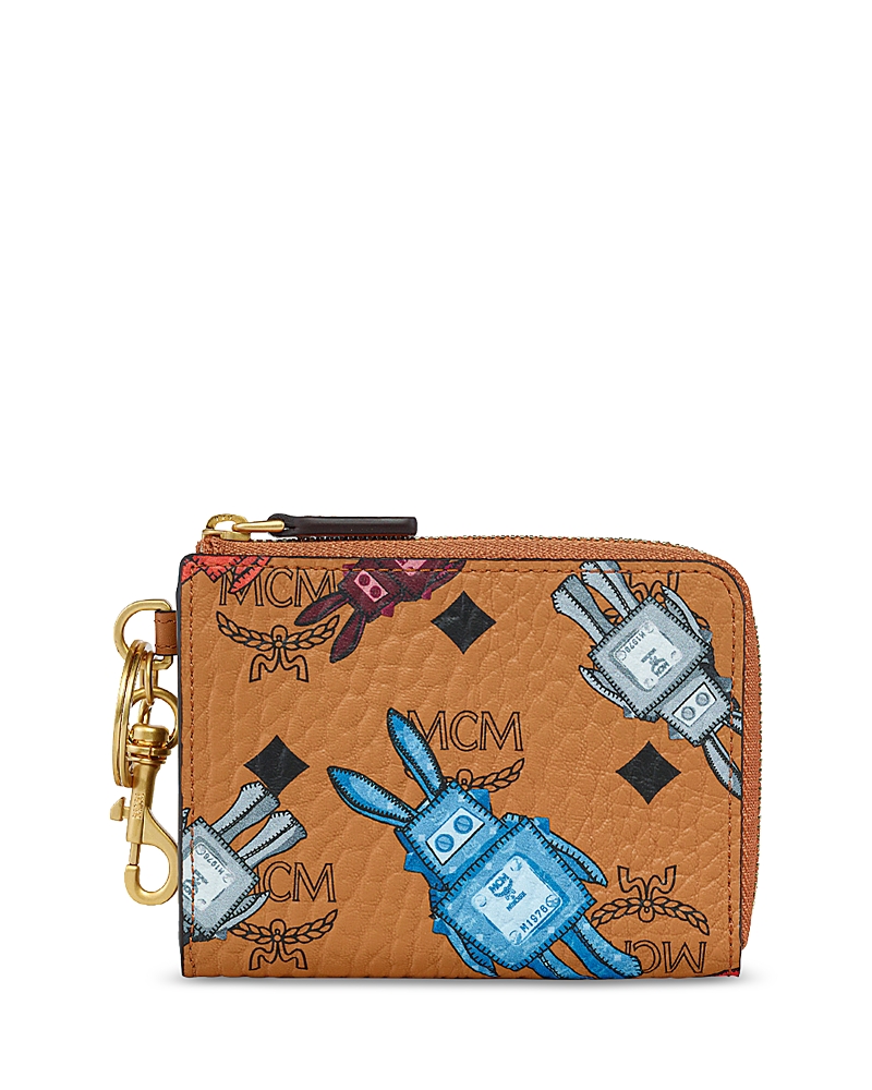 Mcm Aren Visetos Card Case In Brown