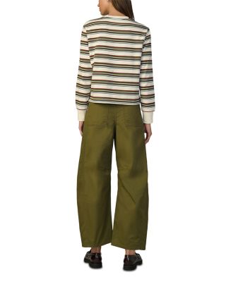 The Bowie High Rise Barrel Jeans in Ivy