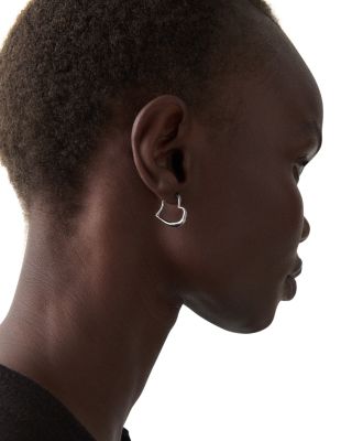 Amour Heart Huggie Hoop Earrings