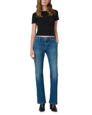 The Provocateur Mid Rise Bootcut Jeans in Crave