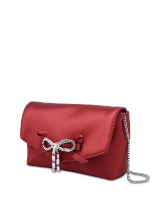 Soft Bow Satin Mini Bag