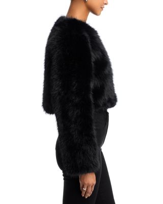 Faux Fur Bolero Jacket - Exclusive