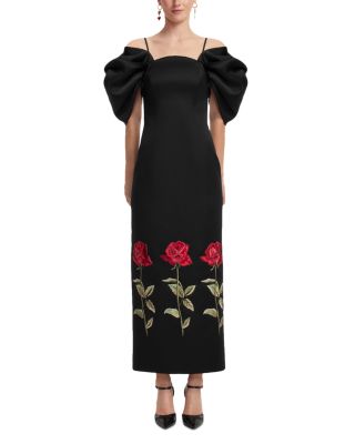 Arabella Embroidered Maxi Dress
