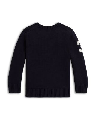 Boys' Polo Bear Crewneck Sweater - Little Kid