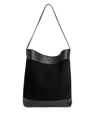 Sasha Suede & Leather Tote Bag 