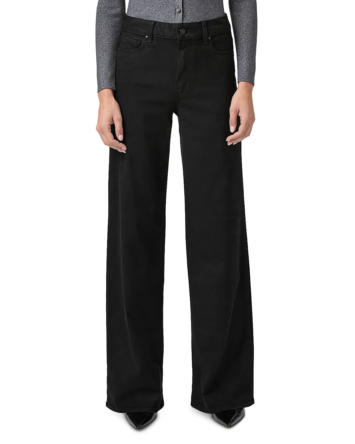 Paige Anessa High Rise Wide Leg Jeans
