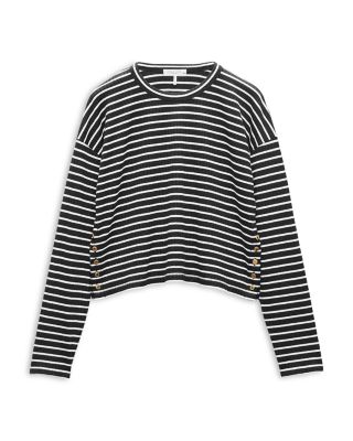 The Knit Stripe Crewneck Pullover