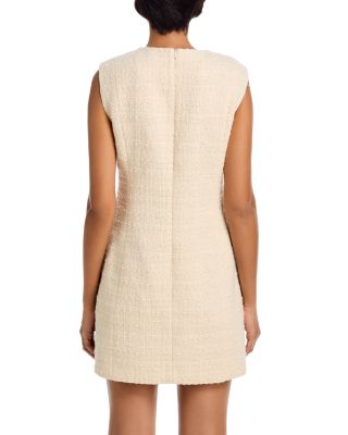 Structured Tweed Mini Dress