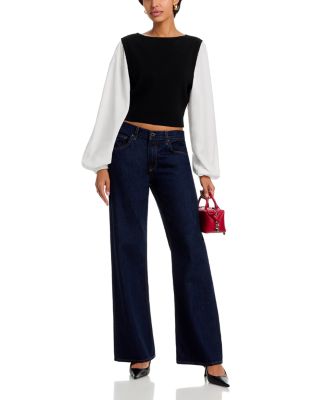 Maxime Mixed Media Top