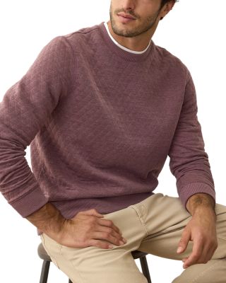 Corbet Quilted Crewneck Sweater