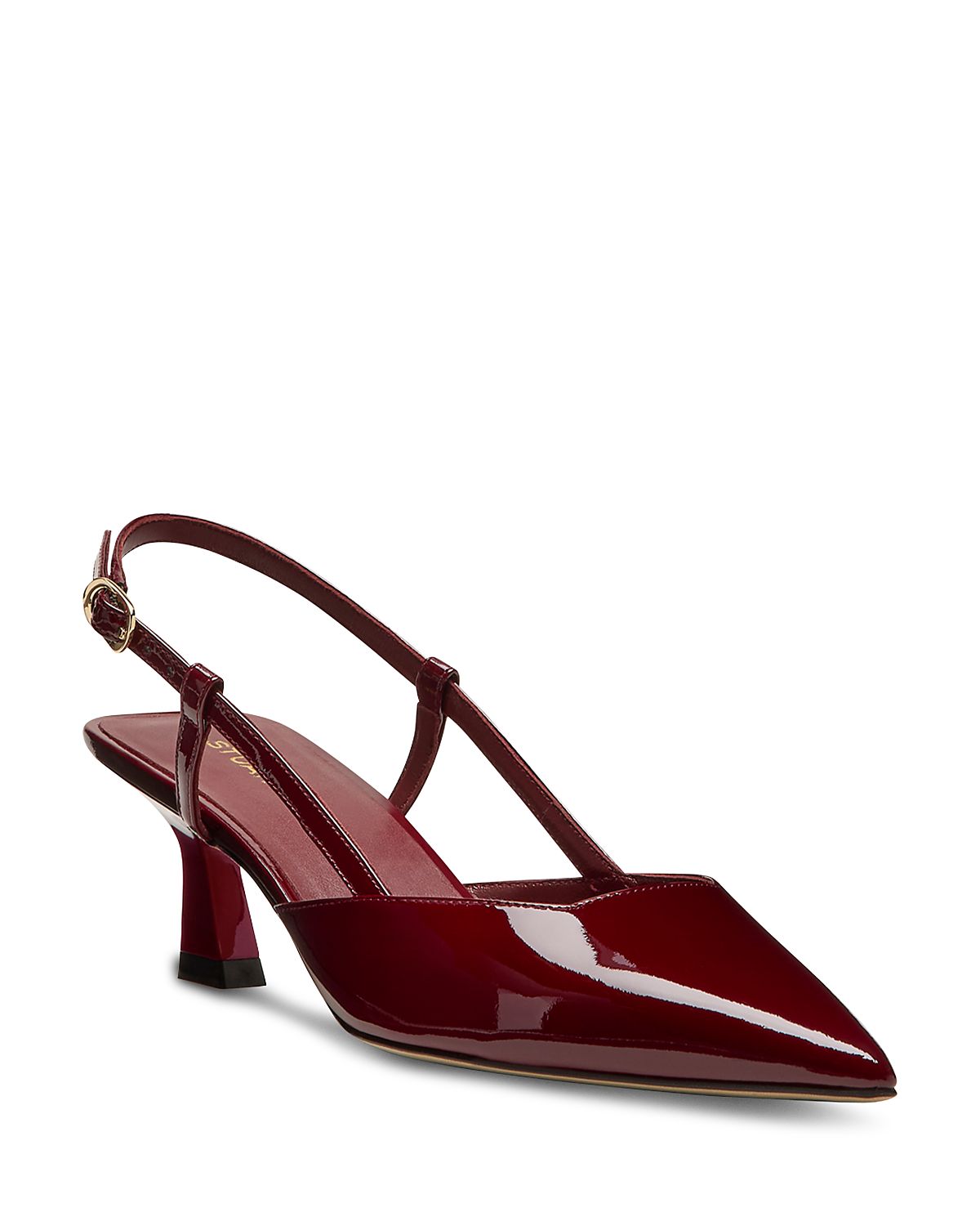 Stuart Weitzman Women's Vinnie 50 Slingback Kitten Heels