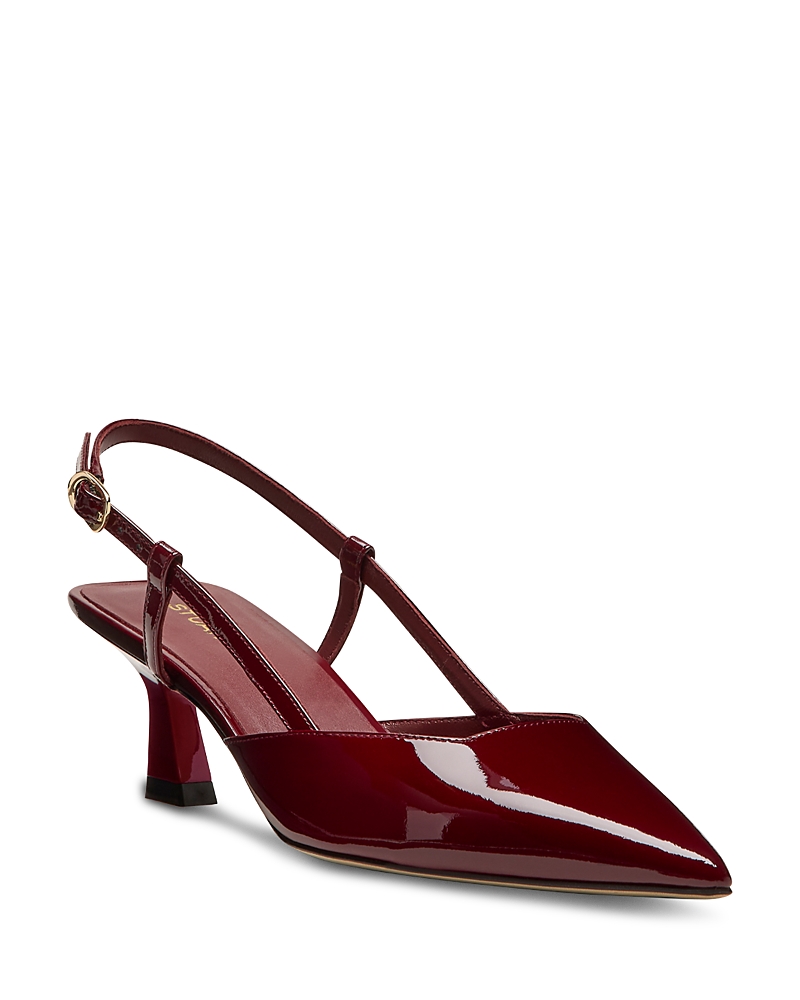 Stuart Weitzman Women's Vinnie 50 Slingback Kitten Heels · 7.5