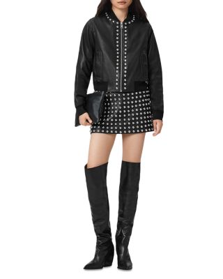 Orten Wilder Leather Bomber Jacket