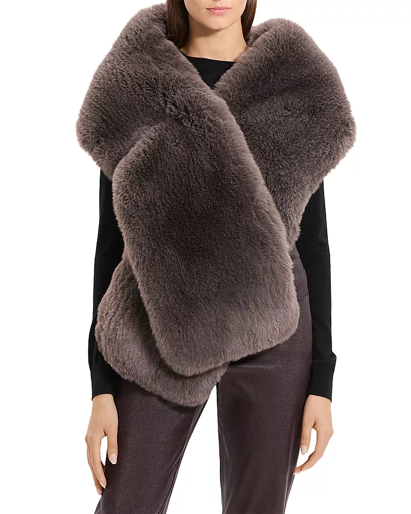 Theory Faux Fur Stole