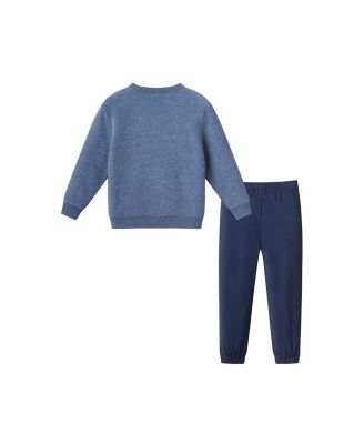 Boys' Polar Bear Applique Sweater & Twill Jogger Set - Little Kid